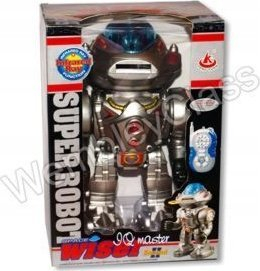 Loje robot Dromader Super Robot IQ Master, me drita dhe zëra, argjendtë