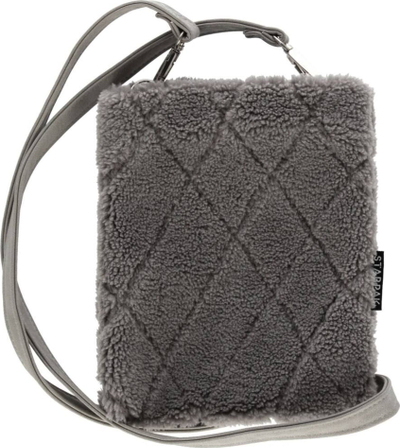 Çantë shpine Starpak Plush Bag, pelush, e gri