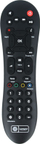Pilot universal Cyfrowy Polsat EvoBox PVR, për dekoder satelitor, me funksion PVR, i zi