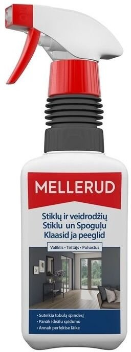 Pastrues xhamash MELLERUD, për xhama dhe pasqyra, me spërkatës
