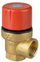 Сигурносен вентил Icma 1/2", 6 bar, F/F, црвен
