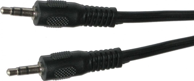 Kabllo audio Aux 3.5mm Small Jack në Small Jack, 3m, e zezë