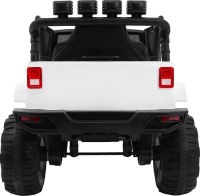 Makina elektrike për fëmijë Ramiz All Terrain, 121x78 cm, një vend, e bardhë