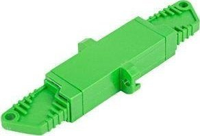 Adapter fibër optike LSH APC, SM, simplex, i gjelbër