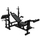Stol forcimi VirtuFit Multifunctional Deluxe, shpinore e rregullueshme, mbajtëse për biceps, i zi