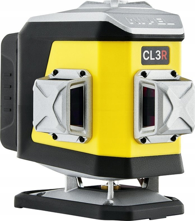 Ласерски нивелатор Nivel System CL3R, 3x360°, црвен зрак, жолт