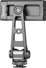 Mbajtëse rrotulluese telefoni Puluz PU3207B, montim universal 1/4", metal, e zezë