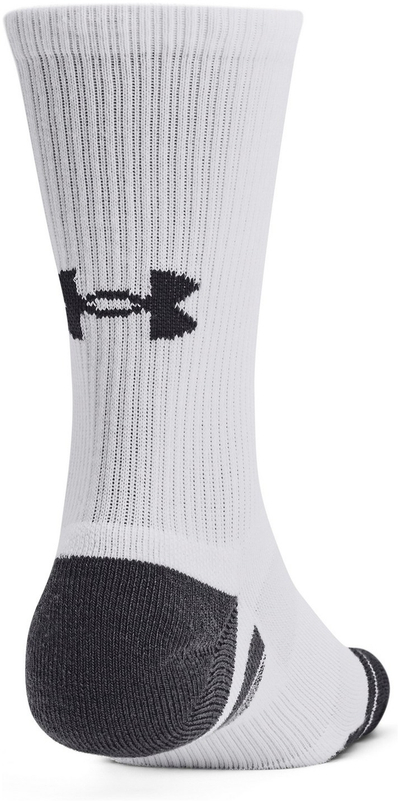 Çorape Under Armour 1379512 100, set 3 palë, unisex, të bardha