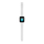 Smartwatch për goca Gravity GT44-4, ekran 1.75", IP68, argjend me rrip të bardhë