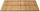 Tapet për dysheme saune WENKO, bambu, 50 x 100 cm, trashësi 23 mm