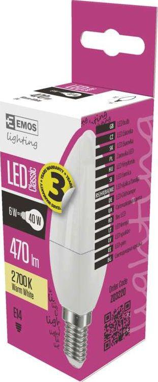 Poç Emos, 6W, 470lm, 2700K
