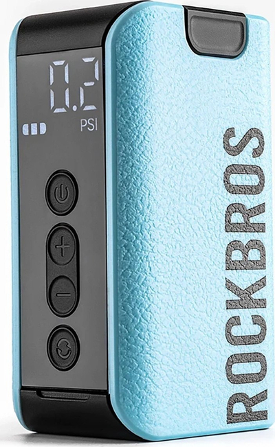 Pompa elektrike Rockbros 42520006001, me ekran dixhital, me karikim USB‑C, blu