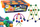 Set ndërtimi LEAN Toys Geometric Planet, 84 pjesë, edukativ, shumëngjyrësh
