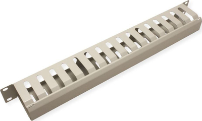 Kanaletë kabllosh 19" 1U Triton 40x60mm, gri e hapur