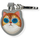 Mbajtëse Nimmy Locator Glasses Cool Cat, për Apple AirTag, me karabinë, gri
