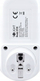 Prizë e zgjuar Solight DT28, WiFi 2.4 GHz, mat rrymën që ha, e bardhë