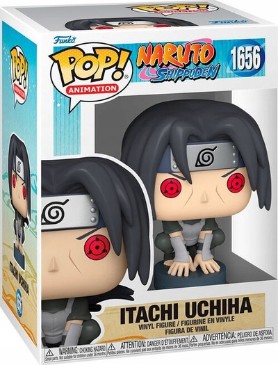 Figurë vinili Funko Pop Naruto Shippuden Itachi Uchiha i vogël, 9cm, koleksionare, shumëngjyrëshe