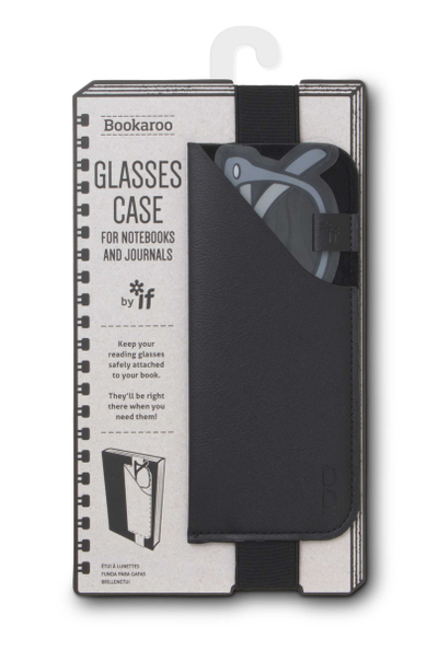 Bookaroo Glasses Case Black - If Cardboard Creations Ltd