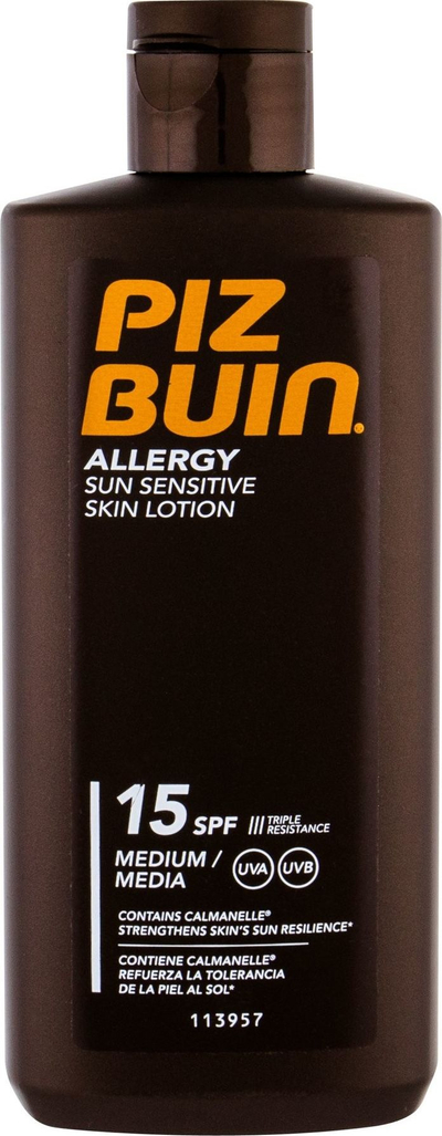 Locion trupi për diell Piz Buin Allergy, SPF 15, 200ml
