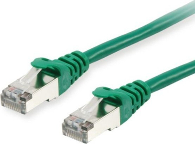 Мрежен кабел Equip Cat.6A S/FTP Patch, 1.5m, зелен