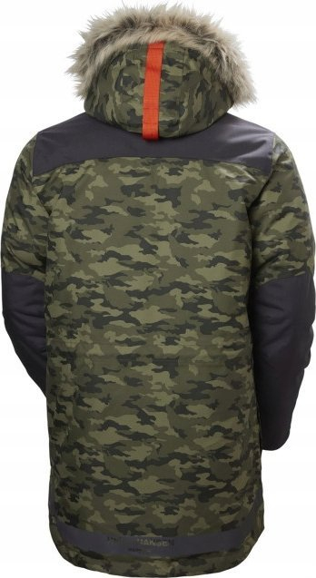 Xhup dimri Helly Hansen Workwear Bifrost për burra, i papërshkueshëm nga uji, kamuflazh jeshil