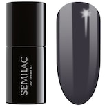 Llak xheli për thonj Semilac 016 Grunge, UV hibrid, 7ml, gri e errët