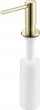 Dispenser sapuni Blue Water Alfa, 320 ml, për montim te lavamani, ngjyrë ari
