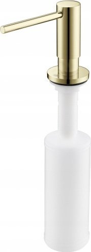 Dispenser sapuni Blue Water Alfa, 320 ml, për montim te lavamani, ngjyrë ari