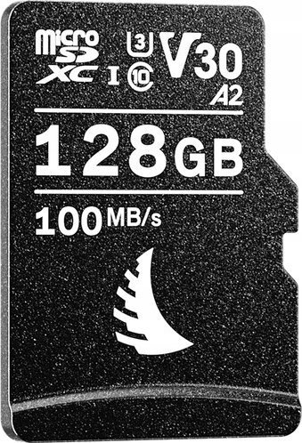 Kartë kujtese MicroSD Angelbird AV PRO, 128GB, V30 A2, e zezë