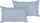 Jastëk dekorativ Beliani Sassafras, set 2 copë, 45x30 cm, gri e hapur
