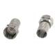Konektor koaksial SAMAR KF01A, F connector, 75 Ohm, argjend