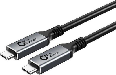 Kabllo USB-C Microconnect USB3.2CC5, 5 m, 20 Gbps, 100W, e zezë