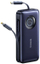 Powerbank Baseus, 20000mAh, 100W PD, kabllo USB C e ndërtuar, i zi