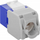 Prizë rrjeti Wentronic Goobay CAT 6a Keystone RJ45, 500MHz, e bardhë blu