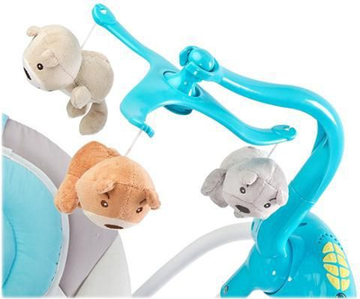 Karrigë elektrike lëkundëse Caretero Swing Loop, e gjelbër 