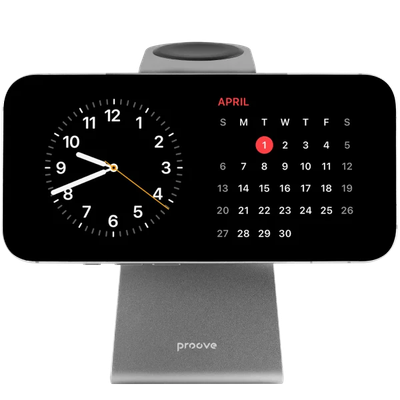 Karikues wireless 3 në 1 Proove Omni Power, 15W, gri