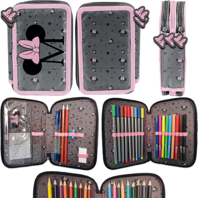 Penar Paso Minnie DM22BB-023, me 3 ndarje, i kompletuar, gri me rozë