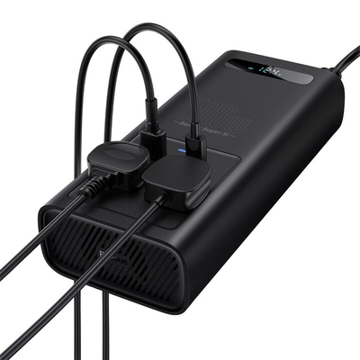 Konvertues Baseus, deri në 500W, i zi