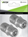 Konektor satelitor Vayox F socket–socket, set 2 copë, metalik