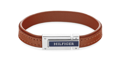 Byzylyk Tommy Hilfiger, i argjendtë/kafe