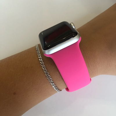 Rrip për orë të mençur 4Wrist 42/44 mm - S/M, rozë