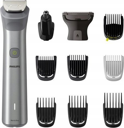 Trimer multifunksional Philips Series 5000 MG5930/15, 11‑në‑1, pa tela, gri