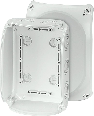 Kuti derivacioni Hensel KF 1000 G, sipërfaqësore, 180 x 130 x 77mm, gri