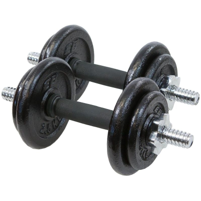 Set hantelash Eb Fit 585470, gize, 2 x 9.5 kg, i zi