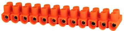 Bllok terminal Simet LTF 12-2.5 12-way 2.5mm2, i portokalltë