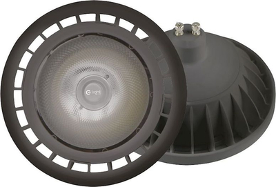 Llambë LED Milagro G53 AR111, 10W, 3000K, gri