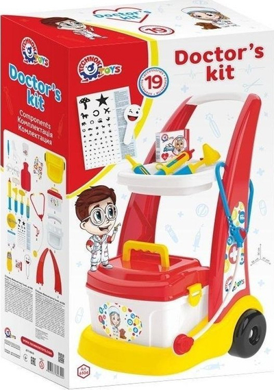 Set doktoreshe Technok Small Doctor Set, 18 pjesë, shumëngjyrësh