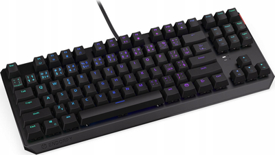 Tastierë gaming Endorfy Thock TKL Brown, mekanike, RGB, e zezë