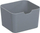Set kuti organizuese Plast Team Pro Box 2785, 8L, 6 ndarje mrena, transparente me gri