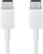 Kabllo Samsung EP-DX310JW, USB-C me USB-C, 1.8m, 3A, e bardhë
